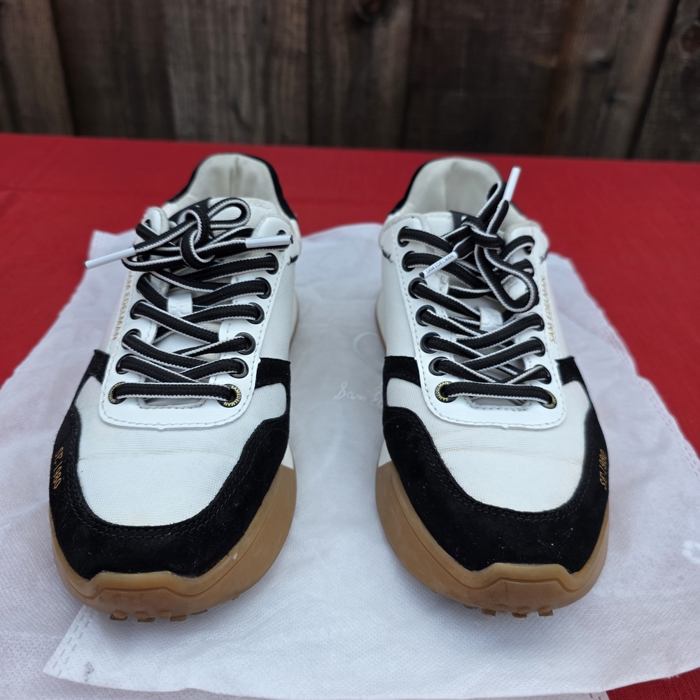 Sam Edelman Women's Black and White Sneakers - Picture 2 of 10